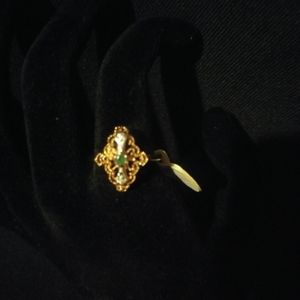 14k gold plated ring